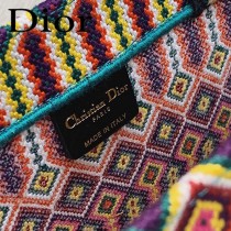 DIOR-03 迪奧原版皮新圖案新款刺繡Dior Book Tote購物袋手提包