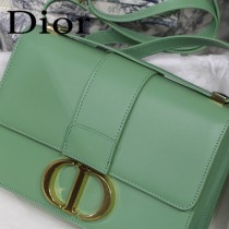 迪奧 原版皮 Dior最新款 牛油果綠30 Montaigne蒙田包