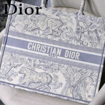 DIOR-019 迪奧原版皮新圖案新款刺繡Dior Book Tote購物袋手提包