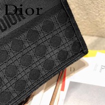 Dior迪奧-03  原版皮大號格纹 Book Tote 購物袋
