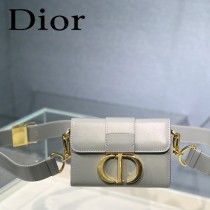 迪奧-04 原版皮 Dior  蒙田 Mini Box 相機包