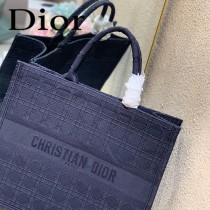Dior迪奧-04  原版皮大號格纹 Book Tote 購物袋