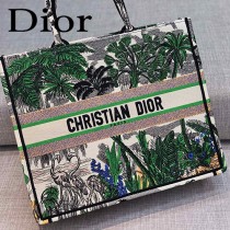 DIOR-04 迪奧原版皮新圖案新款刺繡Dior Book Tote購物袋手提包