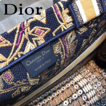 DIOR-08 迪奧原版皮新圖案新款刺繡Dior Book Tote購物袋手提包