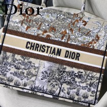 DIOR-011 迪奧原版皮新圖案新款刺繡Dior Book Tote購物袋手提包