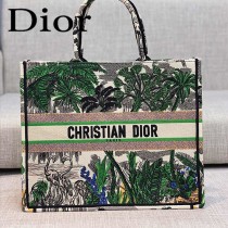 DIOR-04 迪奧原版皮新圖案新款刺繡Dior Book Tote購物袋手提包