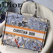 DIOR-014 迪奧原版皮新圖案新款刺繡Dior Book Tote購物袋手提包