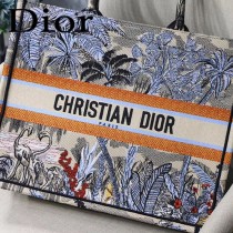 DIOR-014 迪奧原版皮新圖案新款刺繡Dior Book Tote購物袋手提包