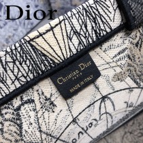 DIOR-020 迪奧原版皮新圖案新款刺繡Dior Book Tote購物袋手提包