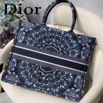 DIOR-015 迪奧原版皮新圖案新款刺繡Dior Book Tote購物袋手提包