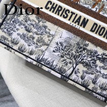 DIOR-07 迪奧原版皮新圖案新款刺繡Dior Book Tote購物袋手提包