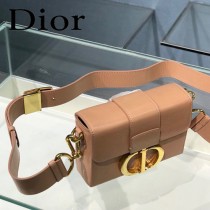 迪奧-01 原版皮 Dior  蒙田 Mini Box 相機包