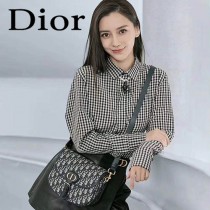 迪奧 原版皮 Dior bobby 2020全新中號郵差包