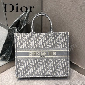 Dior迪奧-02  原版皮大號Book Tote 購物袋