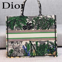 DIOR-04 迪奧原版皮新圖案新款刺繡Dior Book Tote購物袋手提包