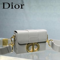 迪奧-04 原版皮 Dior  蒙田 Mini Box 相機包