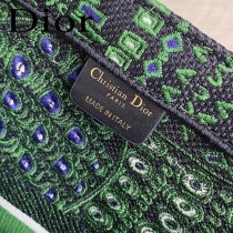 DIOR-06 迪奧原版皮新圖案新款刺繡Dior Book Tote購物袋手提包