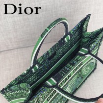 DIOR-06 迪奧原版皮新圖案新款刺繡Dior Book Tote購物袋手提包