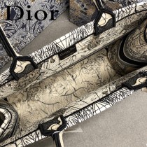 DIOR-020 迪奧原版皮新圖案新款刺繡Dior Book Tote購物袋手提包