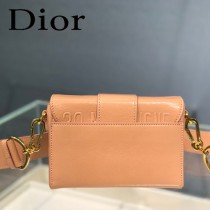迪奧-01 原版皮 Dior  蒙田 Mini Box 相機包