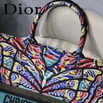 DIOR-016 迪奧原版皮新圖案新款刺繡Dior Book Tote購物袋手提包