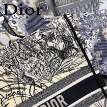 DIOR-020 迪奧原版皮新圖案新款刺繡Dior Book Tote購物袋手提包