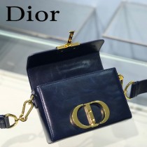 迪奧-03 原版皮 Dior  蒙田 Mini Box 相機包