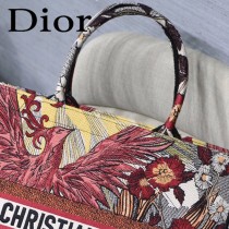 DIOR-017 迪奧原版皮新圖案新款刺繡Dior Book Tote購物袋手提包