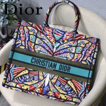 DIOR-016 迪奧原版皮新圖案新款刺繡Dior Book Tote購物袋手提包