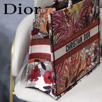 DIOR-017 迪奧原版皮新圖案新款刺繡Dior Book Tote購物袋手提包