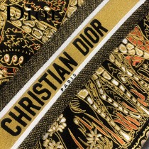DIOR-09 迪奧原版皮新圖案新款刺繡Dior Book Tote購物袋手提包