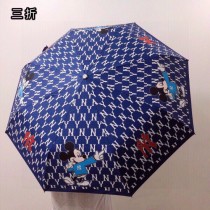 NY 專櫃夏季新款全自動折疊晴雨傘 新塗層技術深色傘布