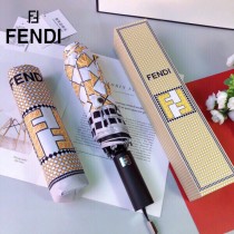 FENDI芬迪新款全自動折疊晴雨傘