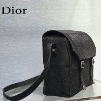 DIOR Camp新款迪奧oblique復古印花圖案郵差包