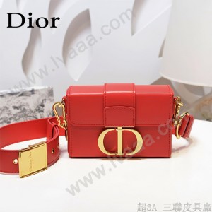 DIOR 新款原版皮30-01 Montaigne Mini Box盒子包