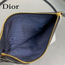DIOR 新款CD老花手機包Oblique老花小方包