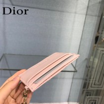 0126-01  Dior LADY DIOR 平蓋卡夾革藤格紋漆皮 原版皮