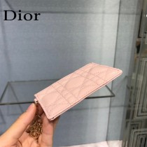 0126-01  Dior LADY DIOR 平蓋卡夾革藤格紋漆皮 原版皮