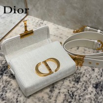 DIOR 新款原版皮30-02 Montaigne Mini Box盒子包