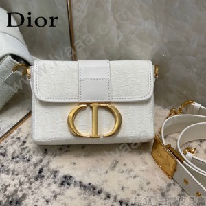 DIOR 新款原版皮30-02 Montaigne Mini Box盒子包