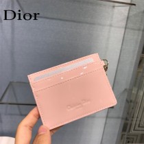 0126-01  Dior LADY DIOR 平蓋卡夾革藤格紋漆皮 原版皮