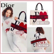 Dior 新色-七夕紅限定款 大號Book tote 購物袋