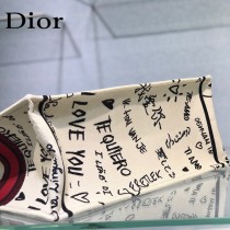 Dior 新色-七夕紅限定款 大號Book tote 寶藏刺繡購物袋