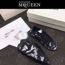 MQ麥昆-01  第三代原單正品ALEXANDER MQUEEN麥昆小白鞋情侶款塗鴉