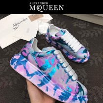 MQ麥昆-06  第三代原單正品ALEXANDER MQUEEN麥昆小白鞋情侶款塗鴉