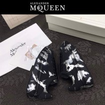 MQ麥昆-01  第三代原單正品ALEXANDER MQUEEN麥昆小白鞋情侶款塗鴉