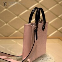 LV M69575-02 黑色水波紋原版皮 PETIT SAC PLAT 手袋