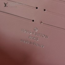 M61867-04  LV原單穿孔小牛皮Zippy錢夾