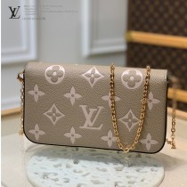 LV新款 M69977-01  Pochette Félicie 鏈條包三件套信封包