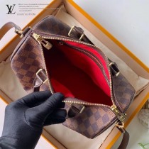 LV 41368 小號棋盤格原版皮新款Speedy枕頭包